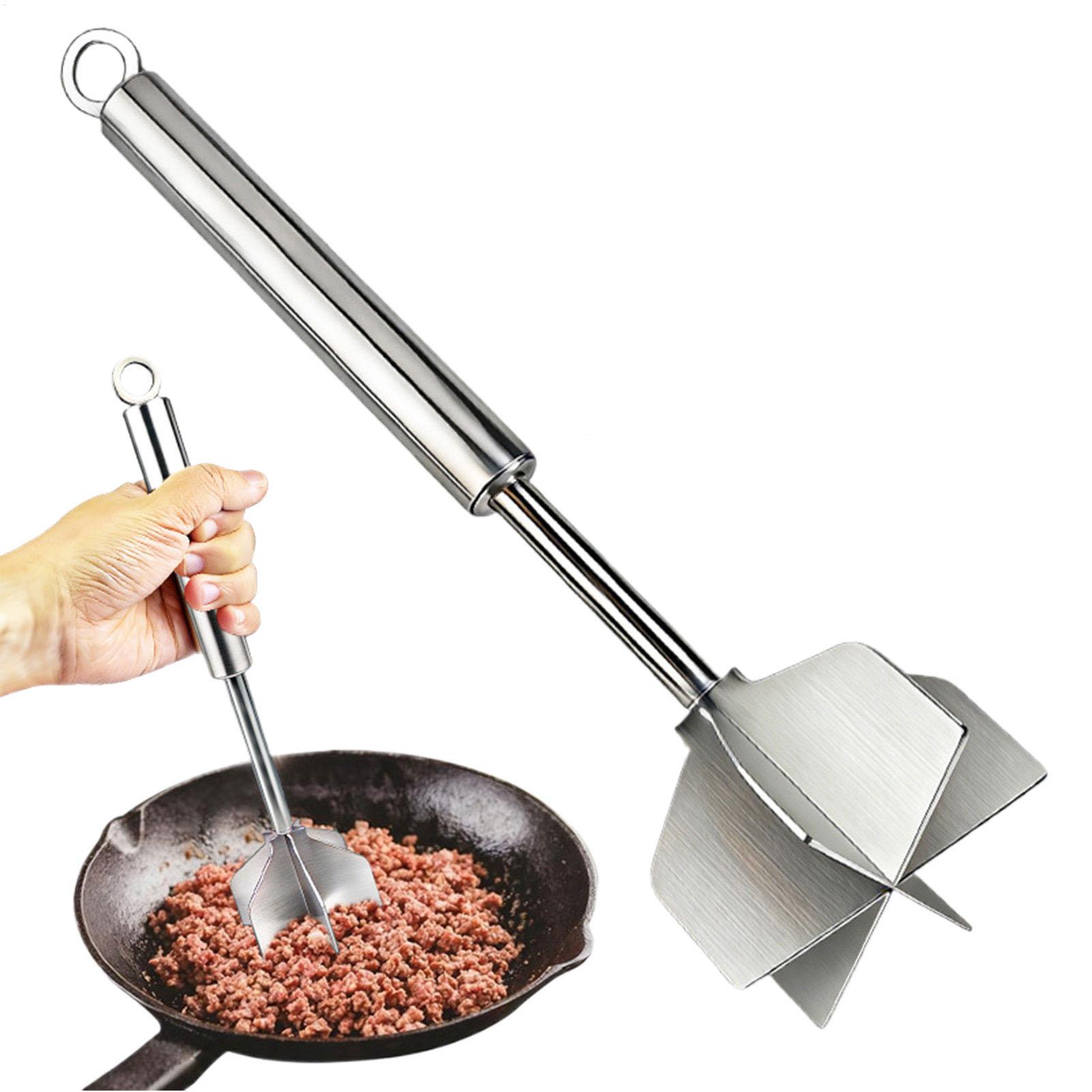 Meal Prep Ground Beef - Meat Chopper for Ground Beef Stainless