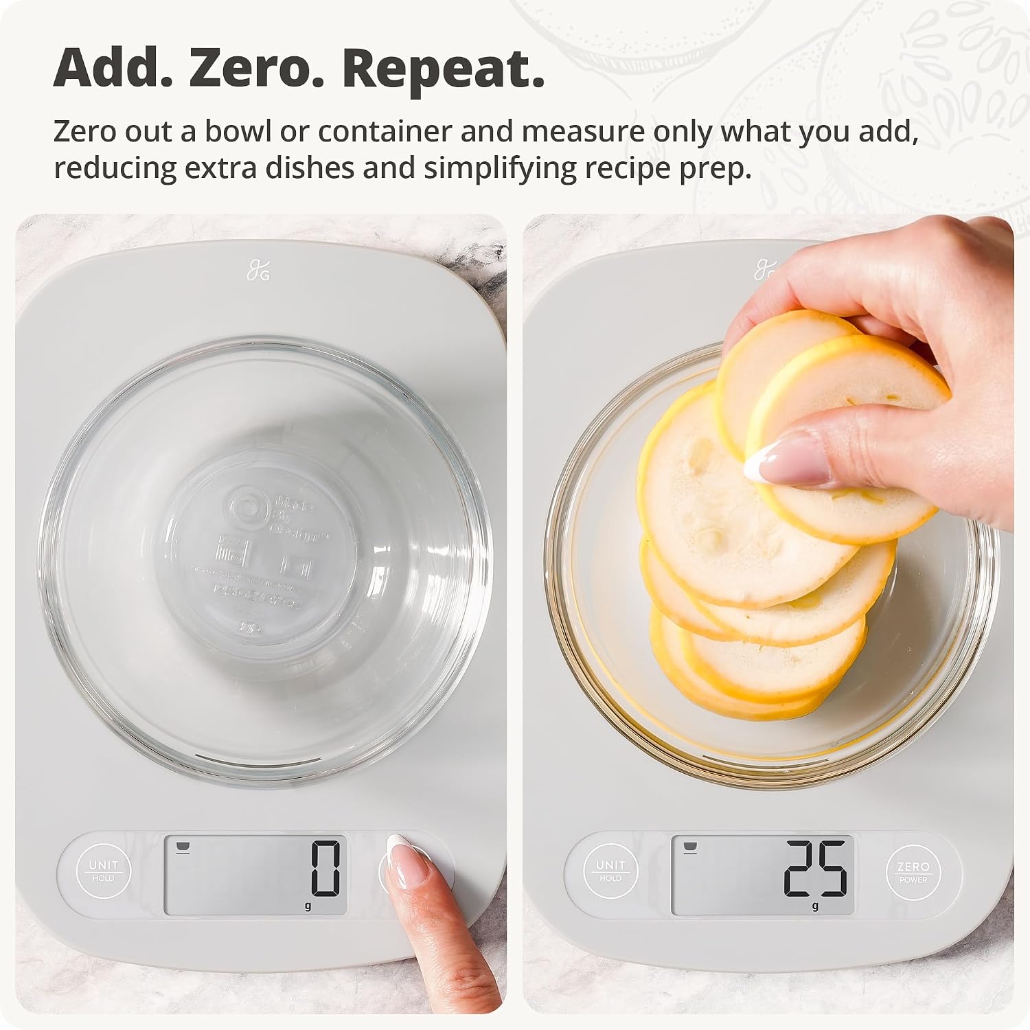 Portion Scale Digital - 2026 New Food Scale, Slim &