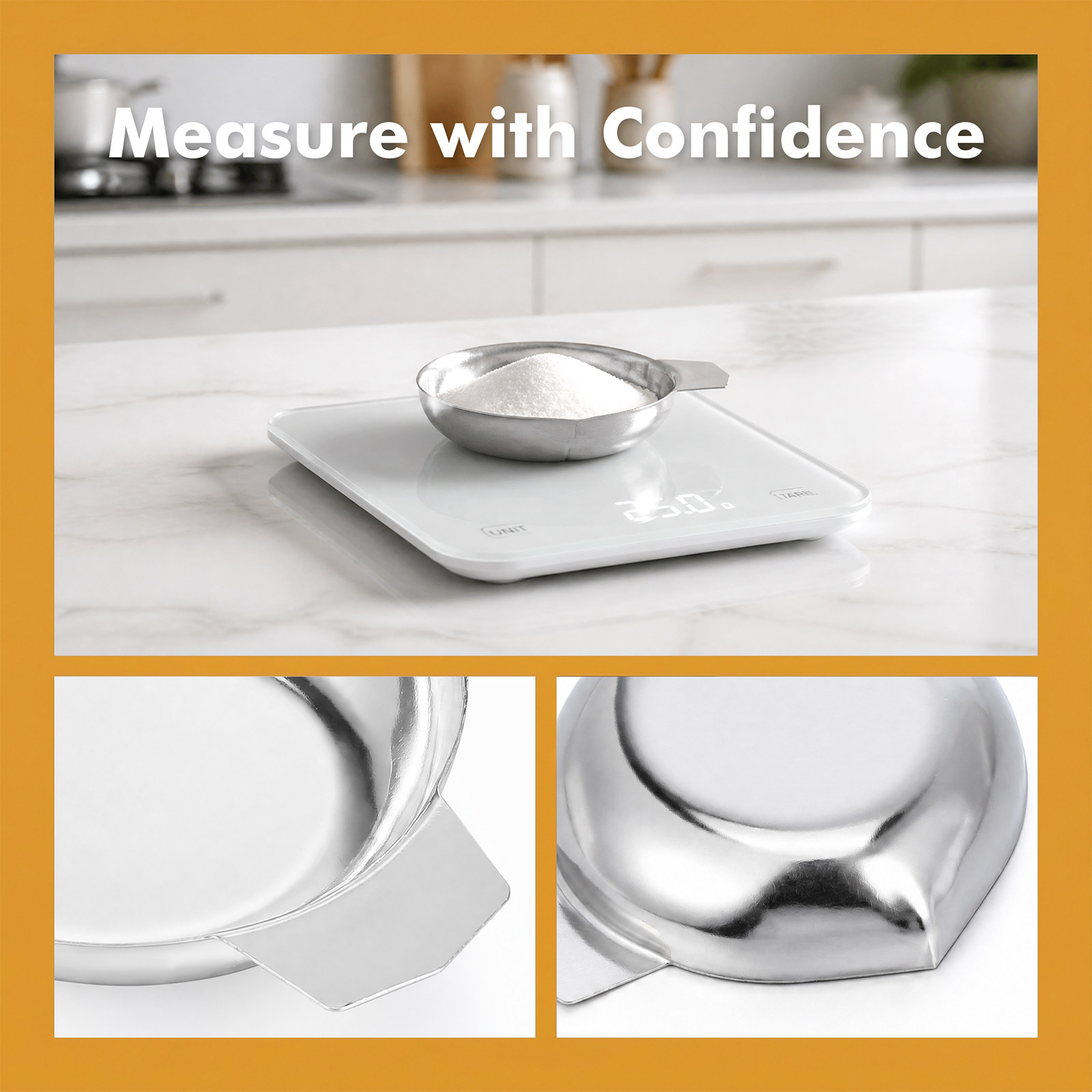 2Pcs High Quality Stainless St - Portion Scale Digital 评论和价格