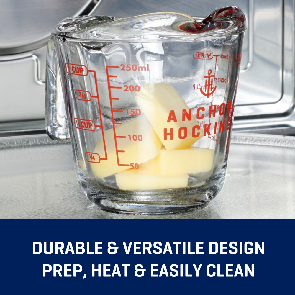 2-Pack Glass Measuring Cups Se - Meal Prep Microwave 评论和价格