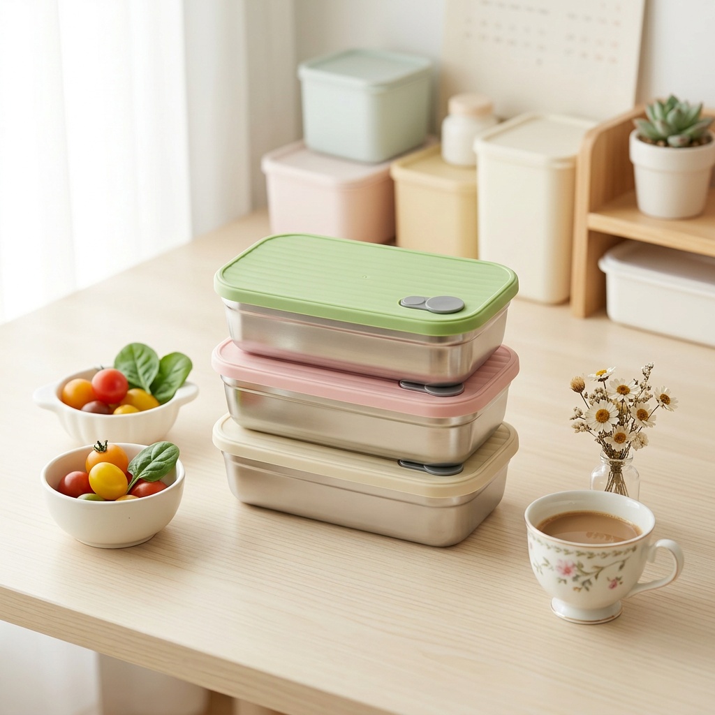 Stainless Steel Bento Box Meta - Meal Prep Kinder 评论和价格