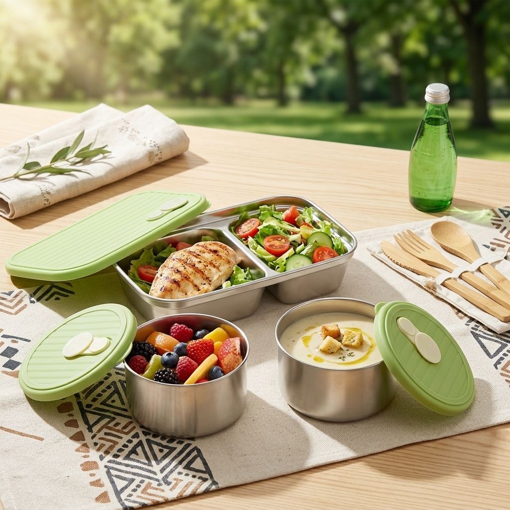 Microwave Safe 304 Stainless S - Meal Prep Kinder 评论和价格