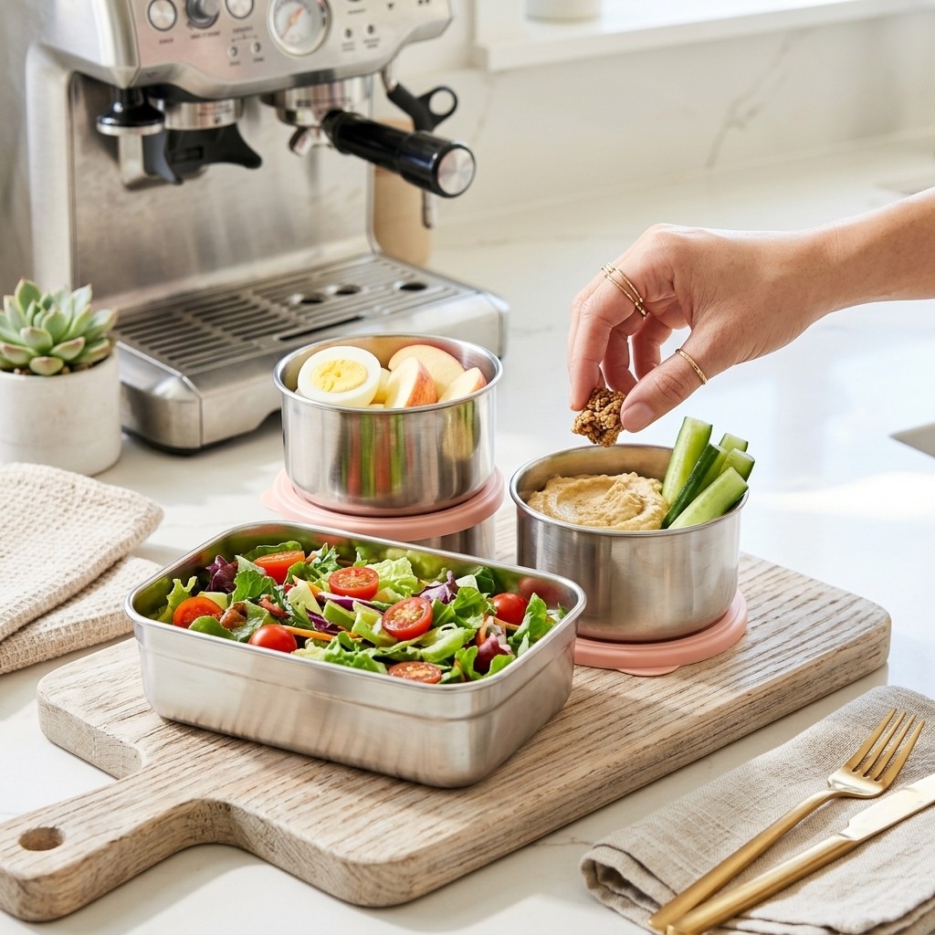 Microwave Safe 304 Stainless S - Meal Prep Kinder 评论和价格