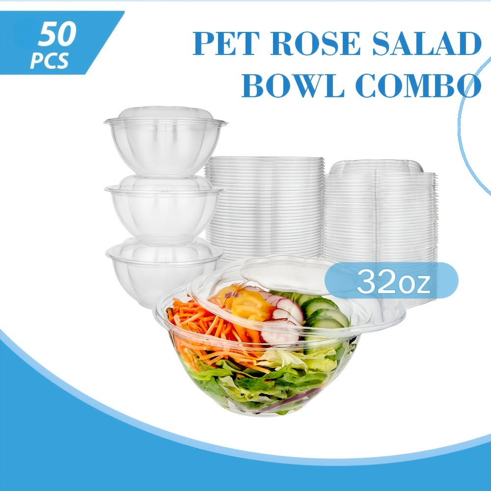 50‑pack 32‑ounce clear plastic - Meal Prep Quinoa Bowls 评论和价格