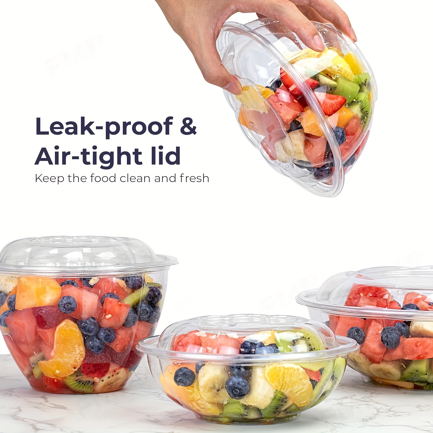 50‑pack 32‑ounce clear plastic - Meal Prep Quinoa Bowls 评论和价格