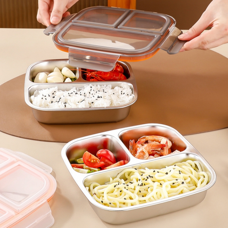 304 Stainless Steel Lunch Box, - Meal Prep Kinder 评论和价格