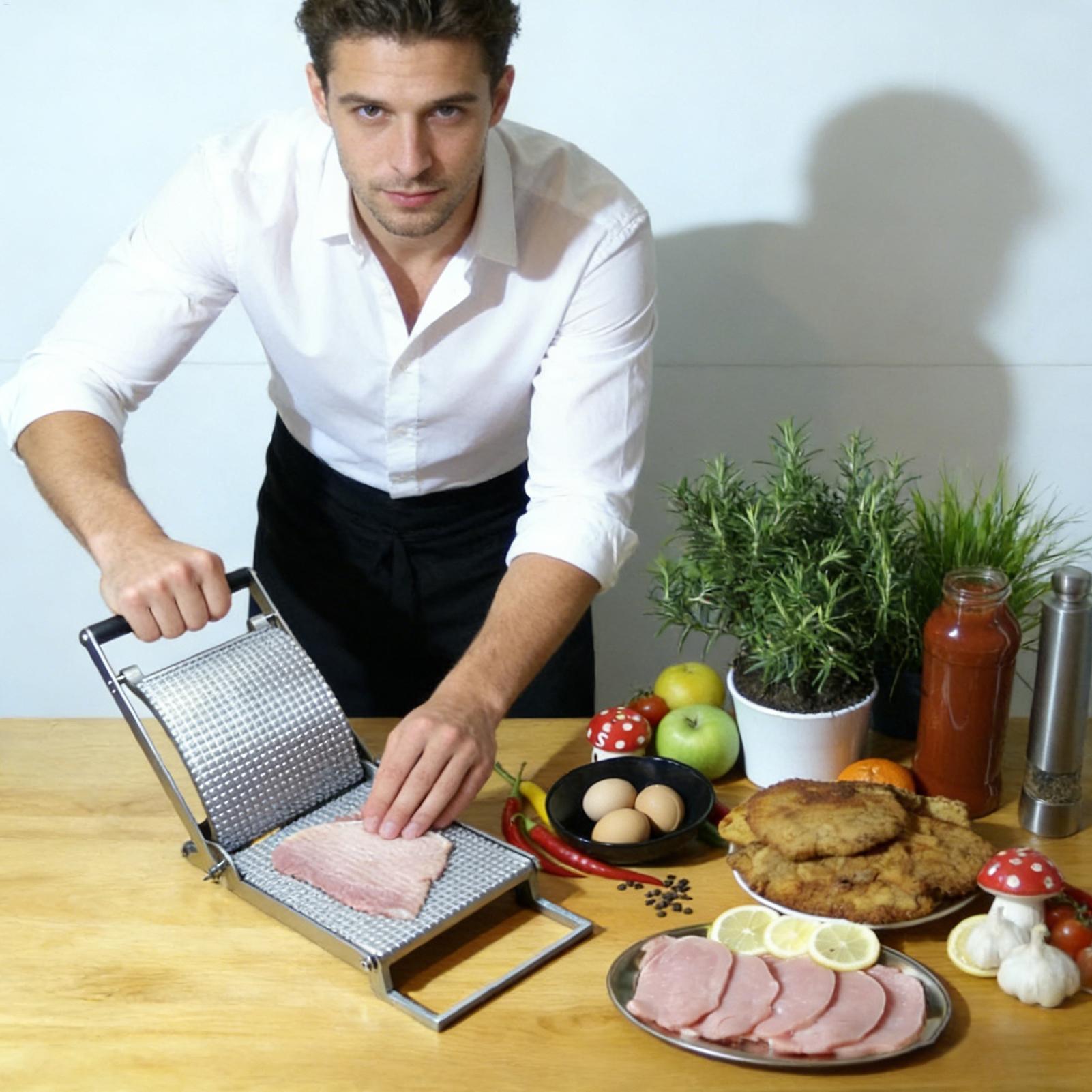 Meat Tenderizer Stainless Stee - Meal Prep Chicken 评论和价格