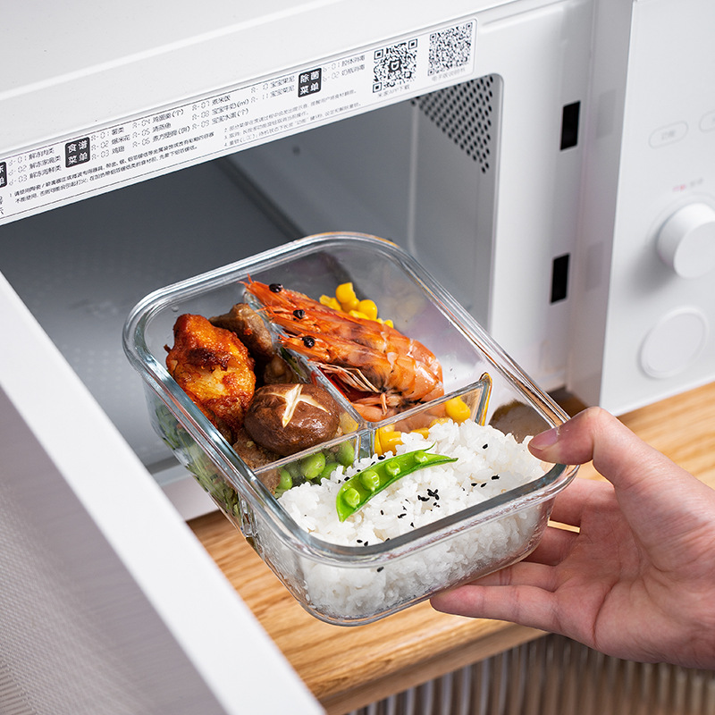 Glass Fresh-Keeping Box high B - Meal Prep Microwave 评论和价格
