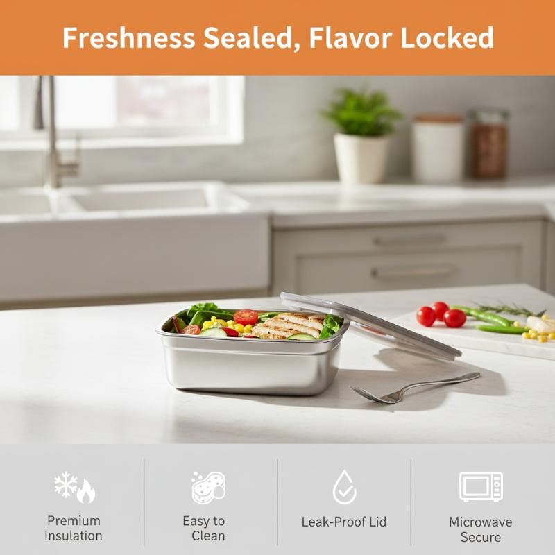 Stainless Steel Camping Lunch  - Meal Prep Microwave 评论和价格