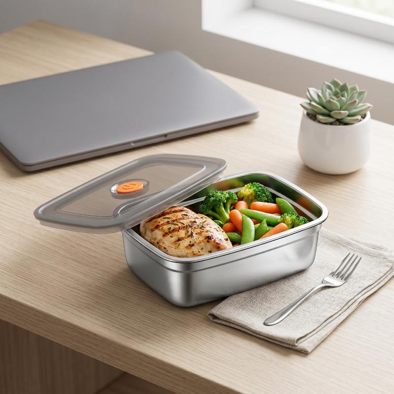 Stainless Steel Camping Lunch  - Meal Prep Microwave 评论和价格