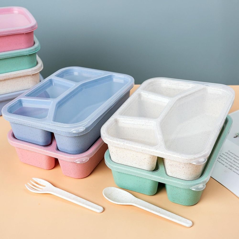 4 Compartments Kids Bento Box  - Meal Prep Kinder 评论和价格