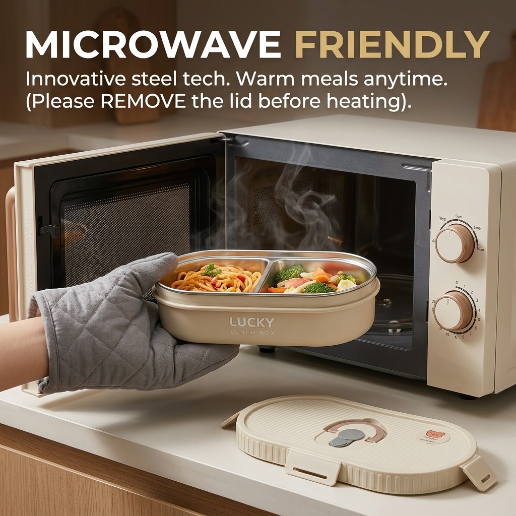 Microwavable 304 Stainless Ste - Meal Prep Kinder 评论和价格