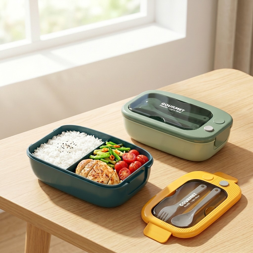 Microwavable Plastic Bento Box - Meal Prep Kinder 评论和价格