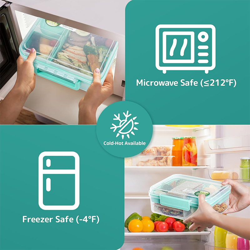 4 Compartment Leakproof Bento  - Meal Prep Kinder 评论和价格