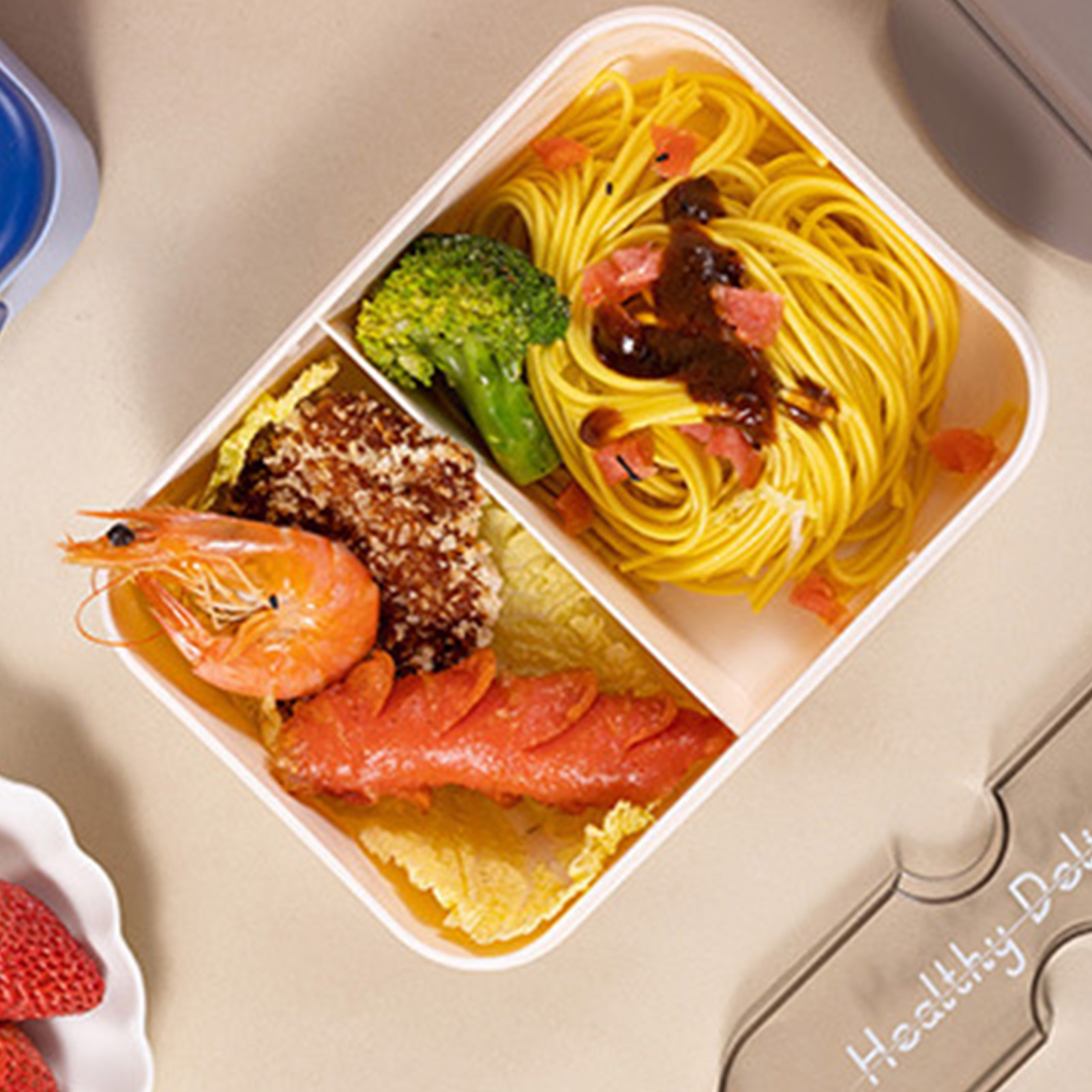 Student Lunch Box With Fork Pl - Meal Prep Microwave 评论和价格