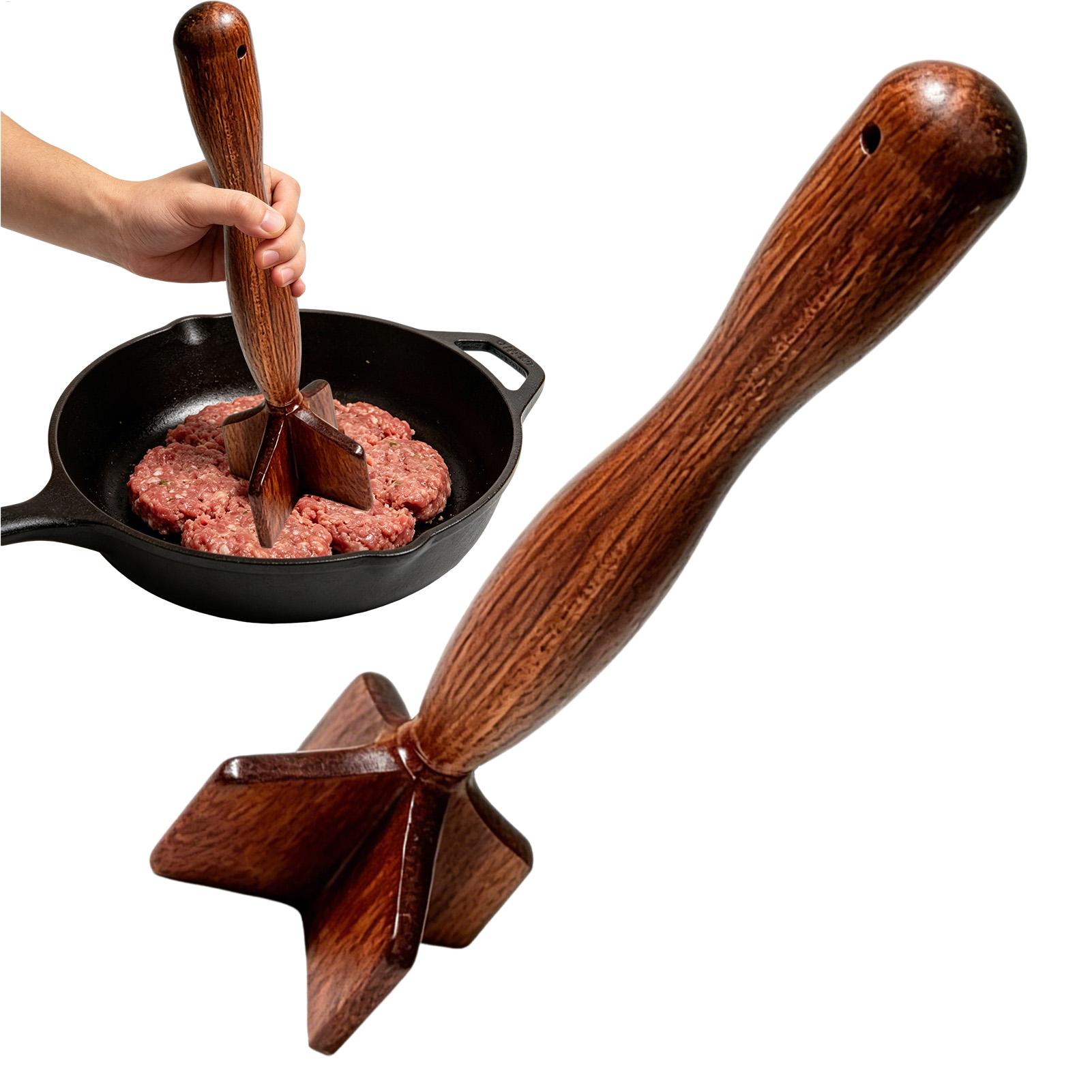 Wooden Meat Chopper Hamburger  - Meal Prep Ground Beef 评论和价格