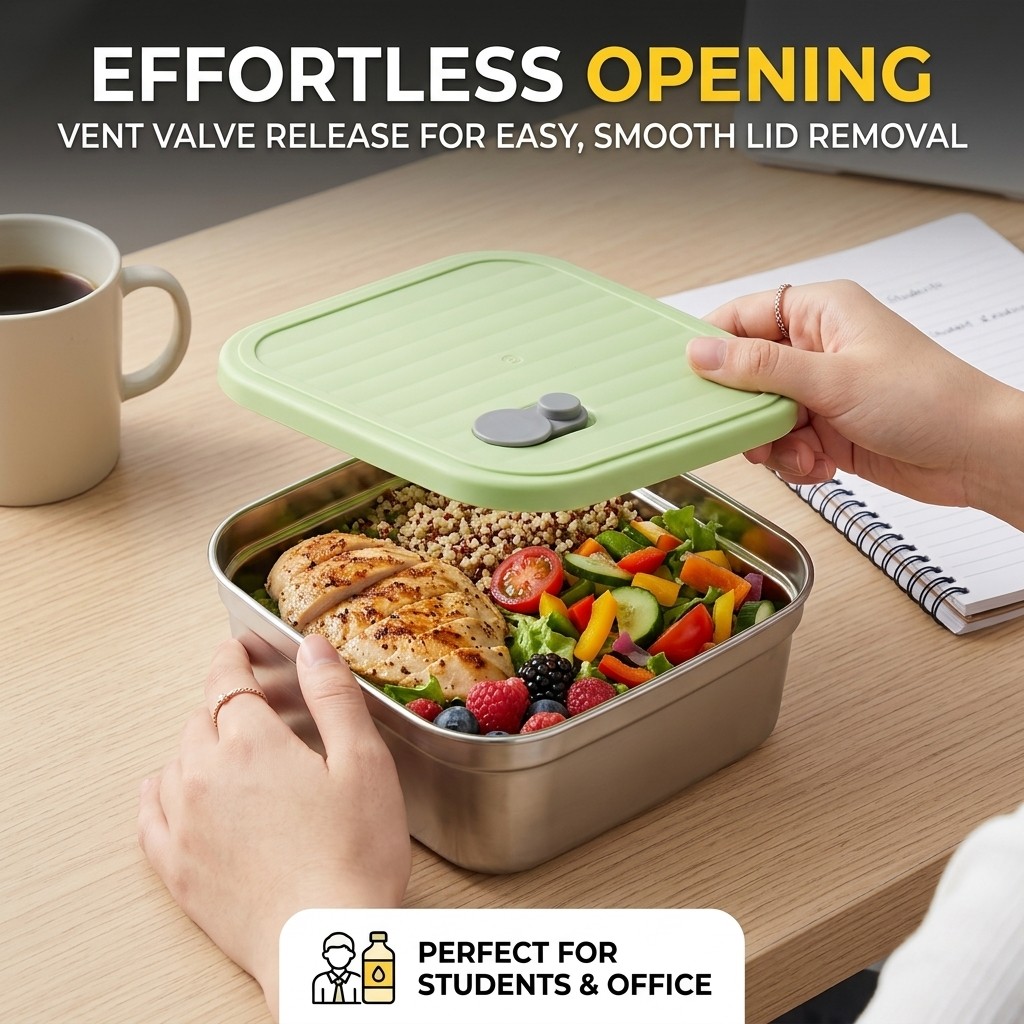 Microwavable 304 Stainless Ste - Meal Prep Kinder 评论和价格