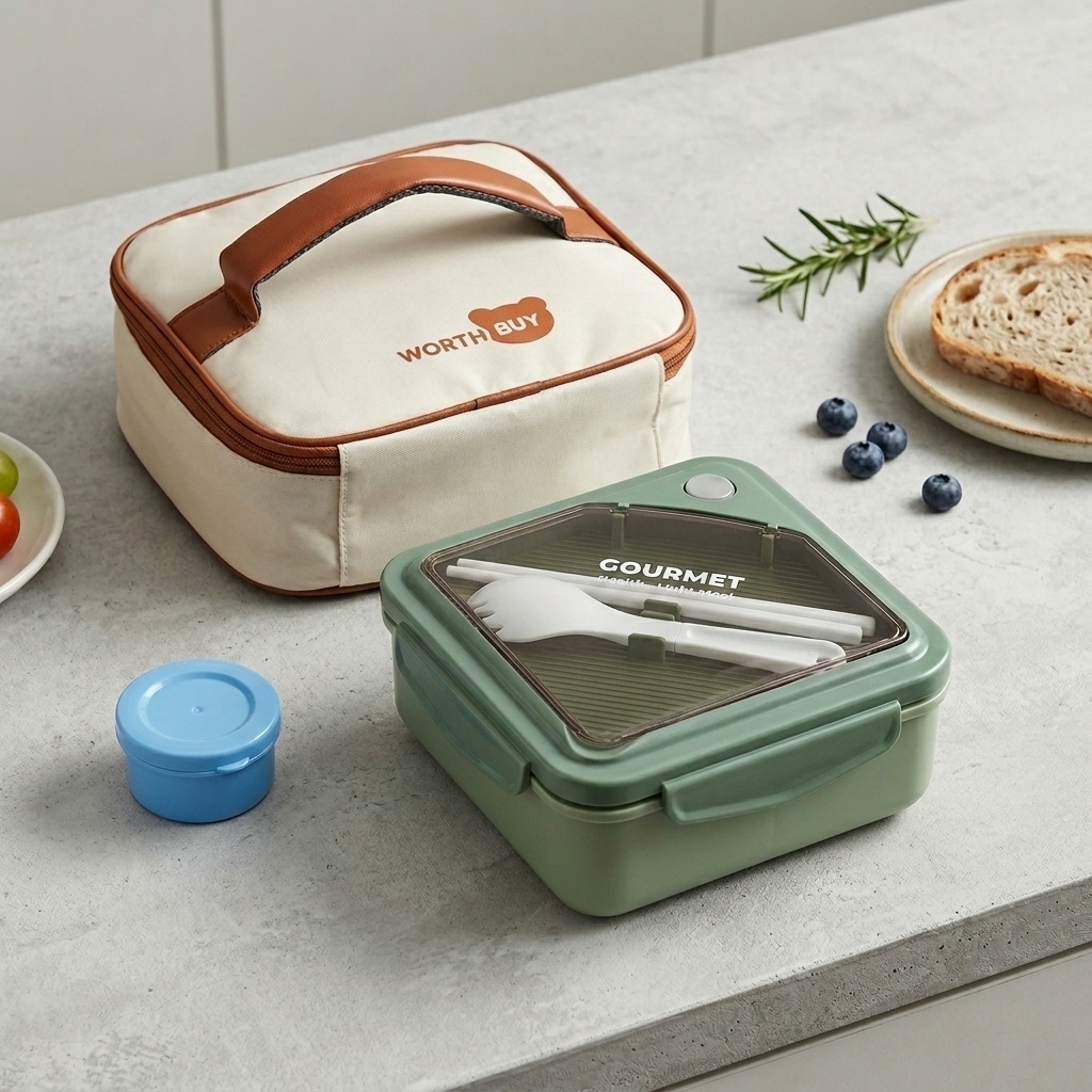 Microwavable Plastic Bento Lun - Meal Prep Kinder 评论和价格