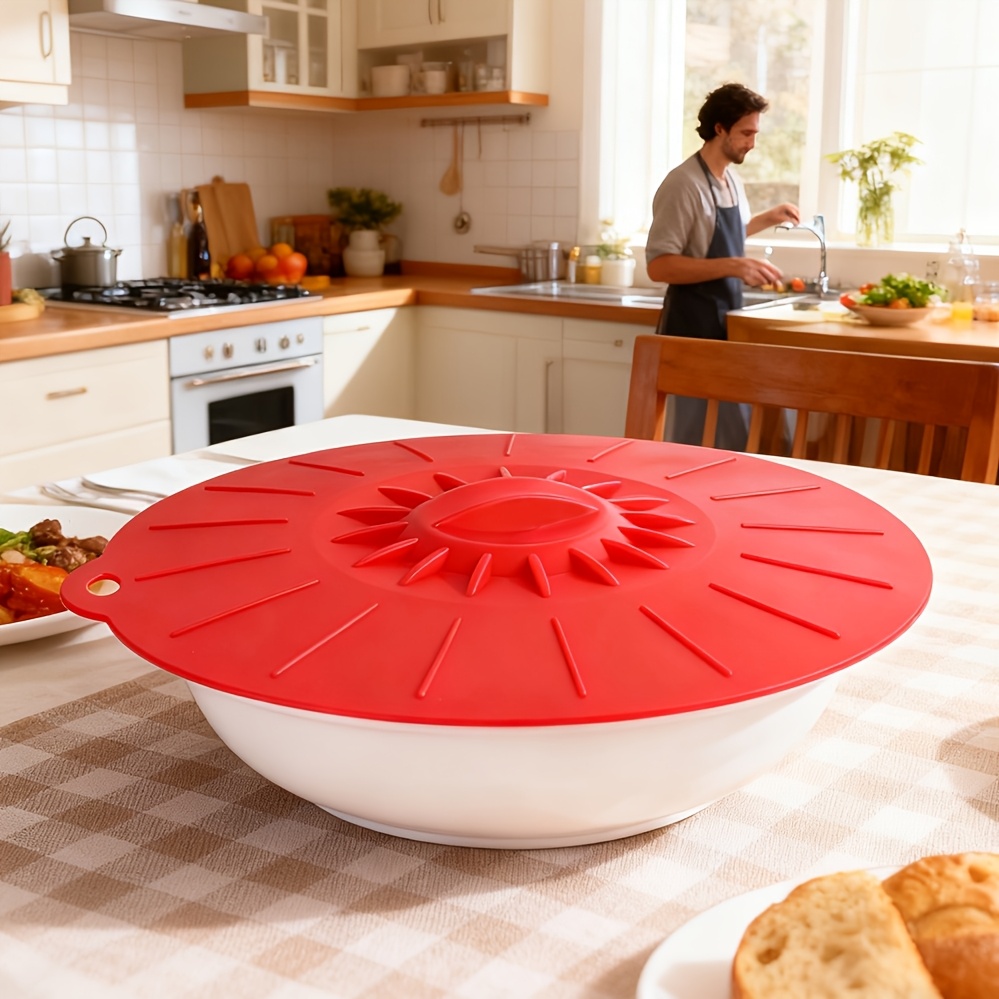 5-Piece Silicone Lids, Heat-Re - Meal Prep Microwave 评论和价格