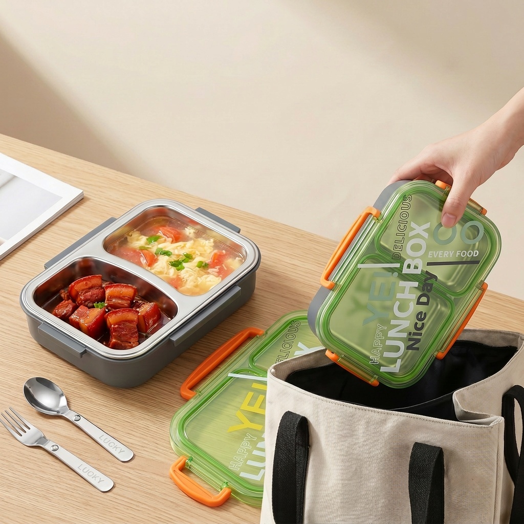 Microwavable 304 Stainless Ste - Meal Prep Kinder 评论和价格
