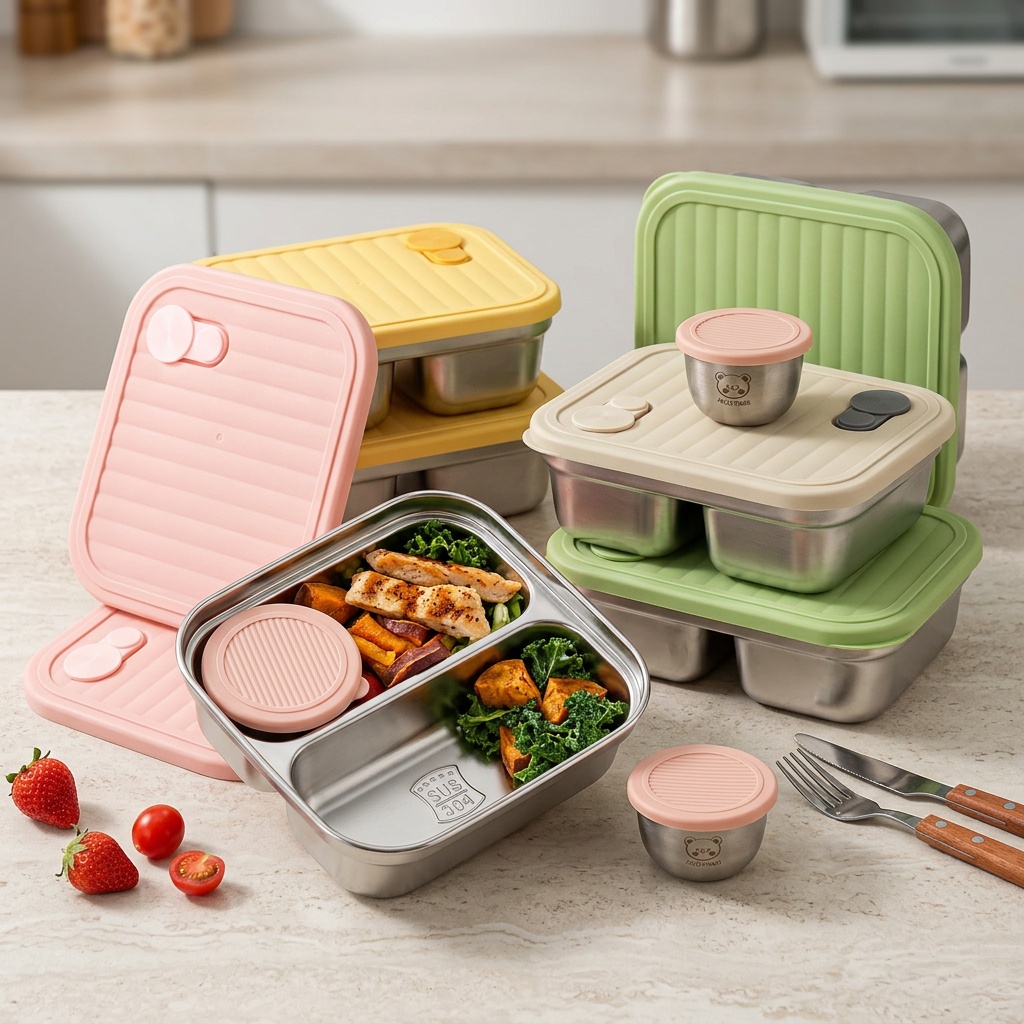 304 Stainless Steel Lunch Cont - Meal Prep Microwave 评论和价格