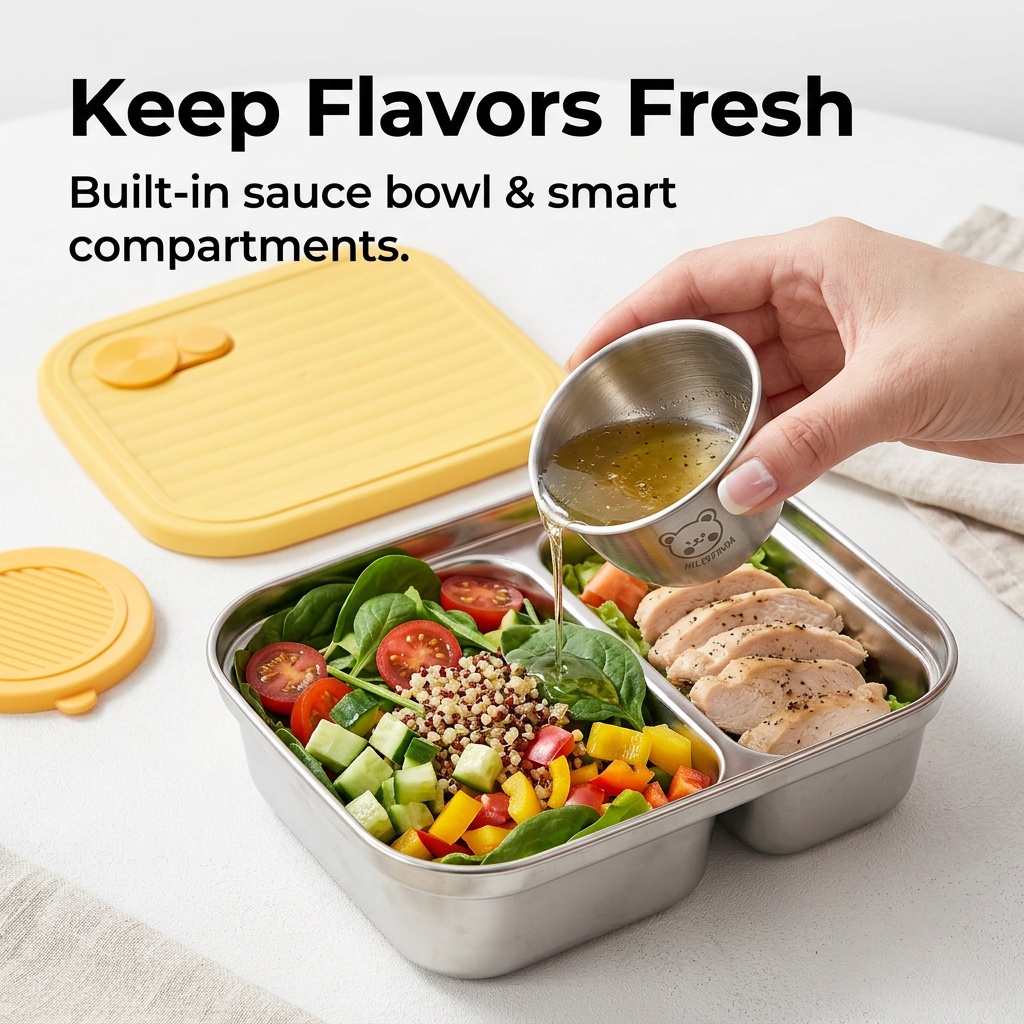 304 Stainless Steel Lunch Cont - Meal Prep Microwave 评论和价格