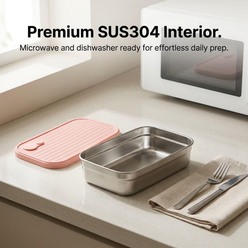 304 Stainless Steel Bento Lunc - Meal Prep Kinder 评论和价格