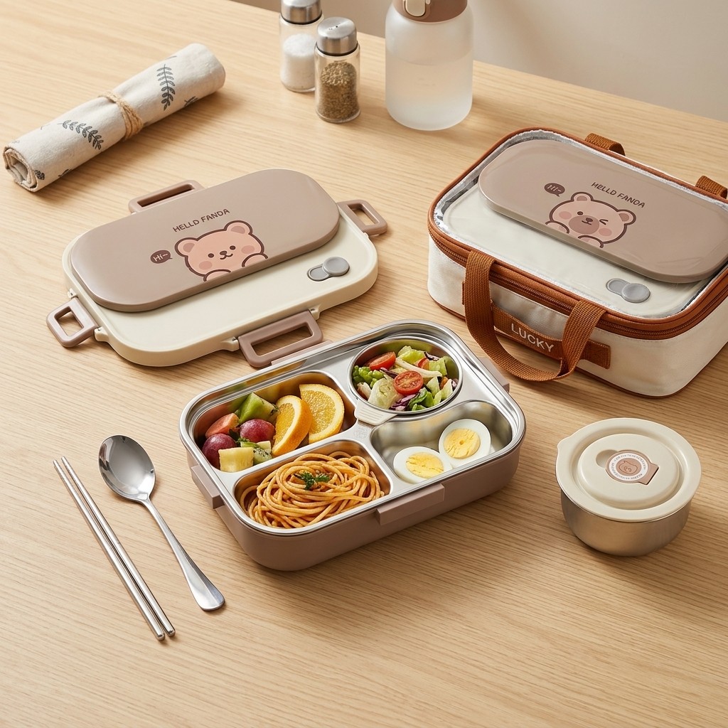 304 Stainless Steel Bento Box  - Meal Prep Kinder 评论和价格