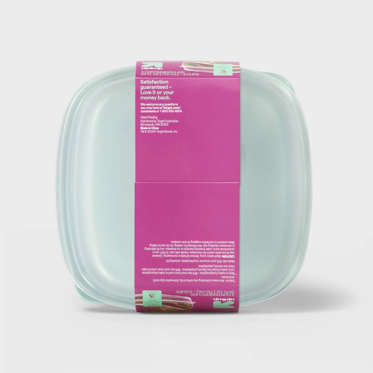 2026 New 3 Pack 24oz Square Fo - Meal Prep Microwave 评论和价格