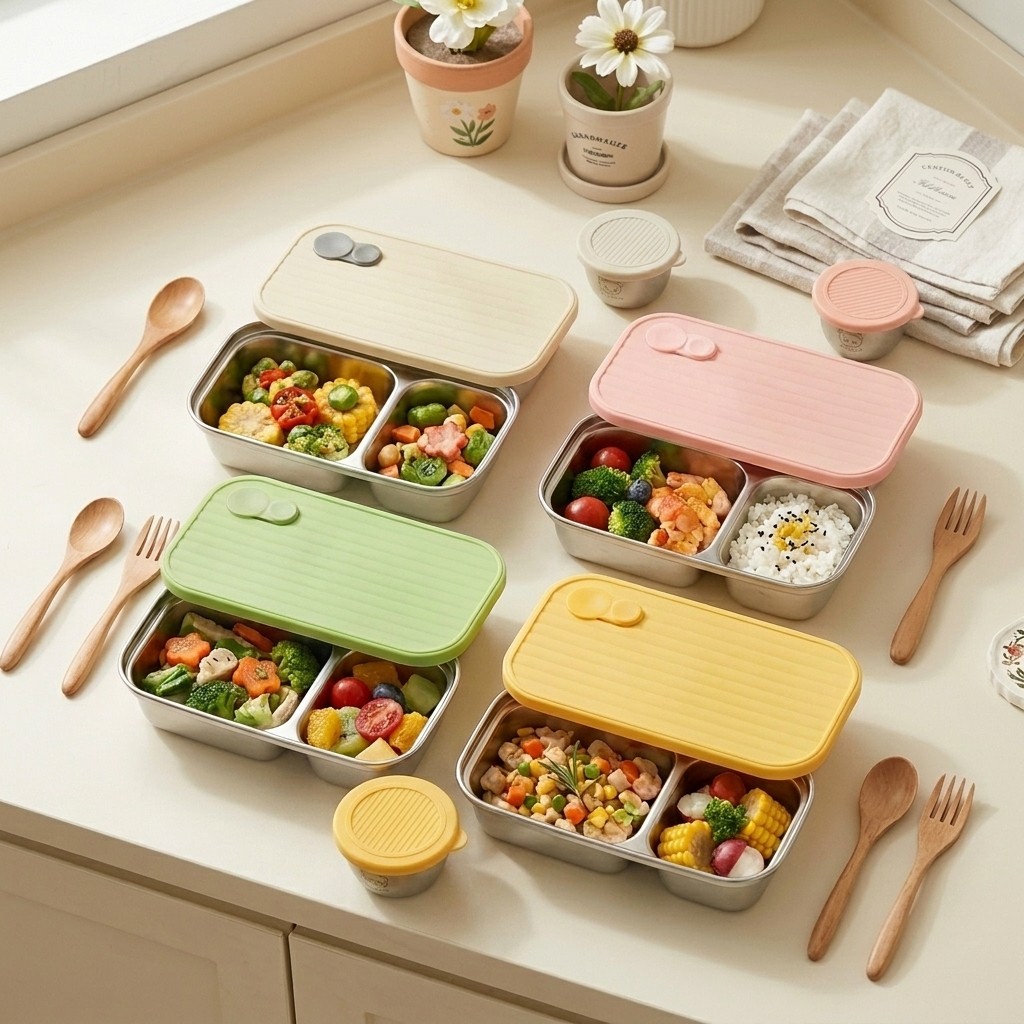 304 Stainless Steel Bento Box  - Meal Prep Kinder 评论和价格