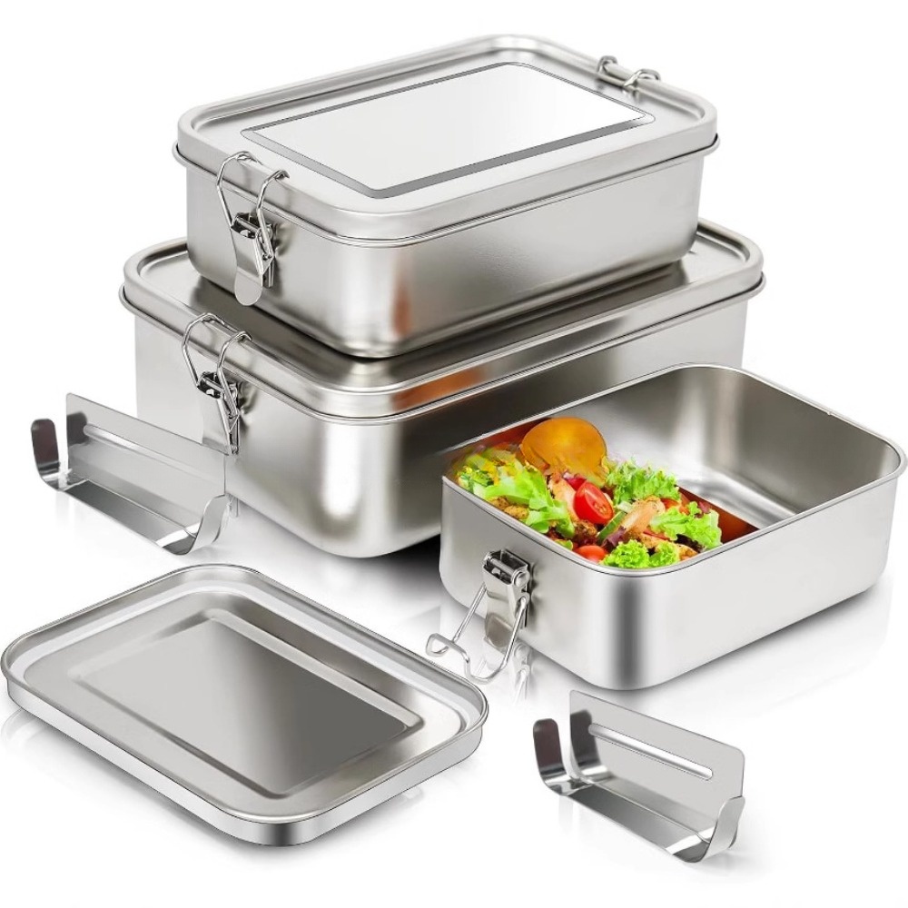 Stainless Steel Bento Box Meta - Meal Prep Microwave 评论和价格